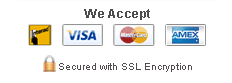 We accept Interac, Visa, MasterCard, and AMEX